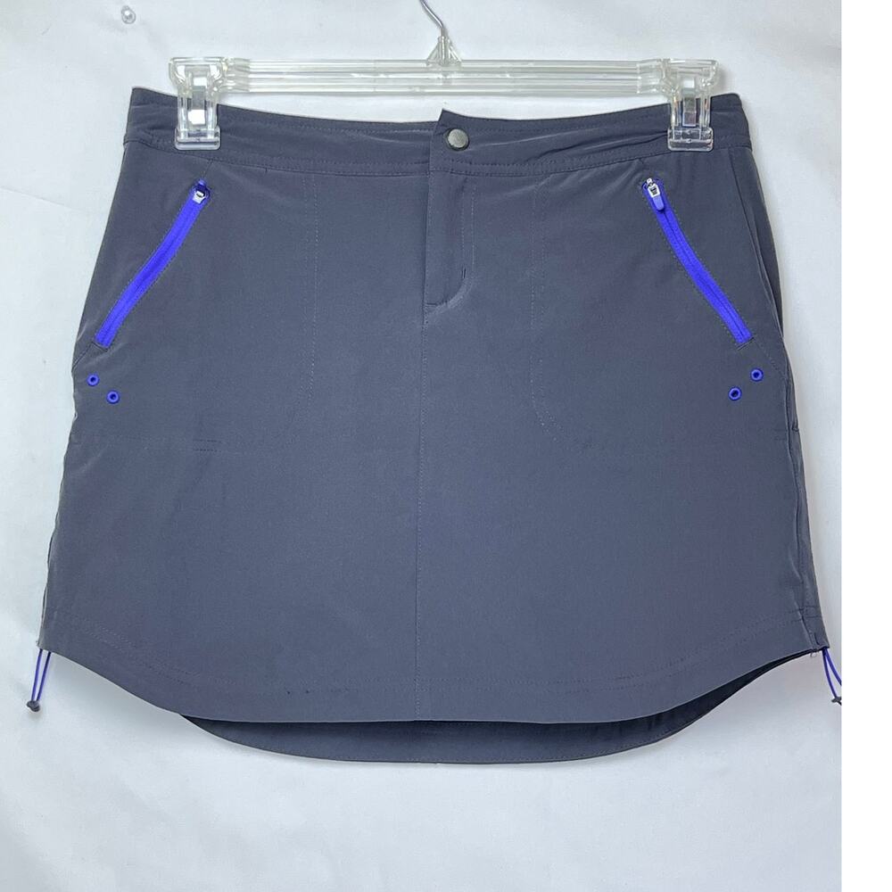 Title Nine Women 4 Gray Athleisure  Pickleball Hiking Walking Summer Skort